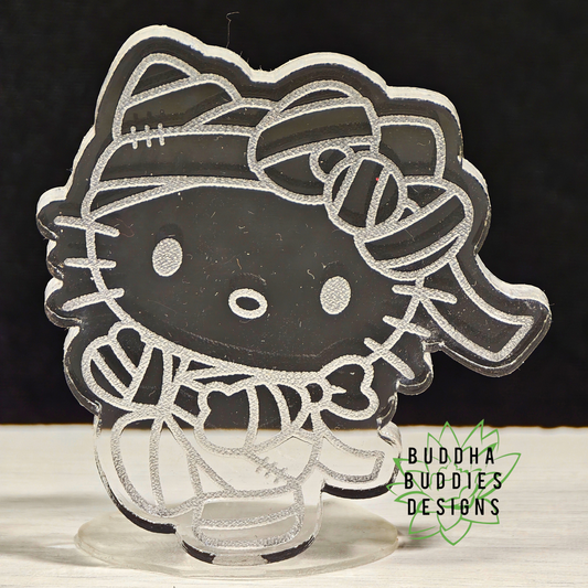 Mummy Bow Cat Silicone Mold