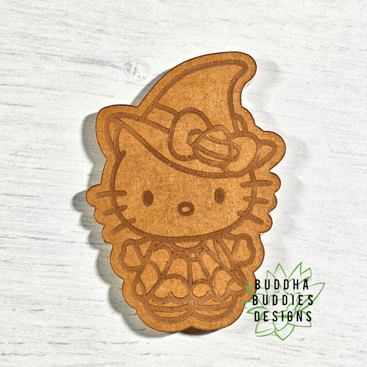 Witch Hat Bow Cat Silicone Mold