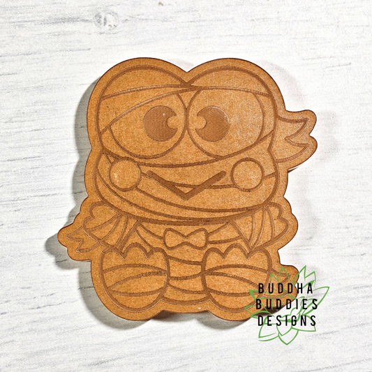 Mummy Bow Tie Frog Silicone Mold