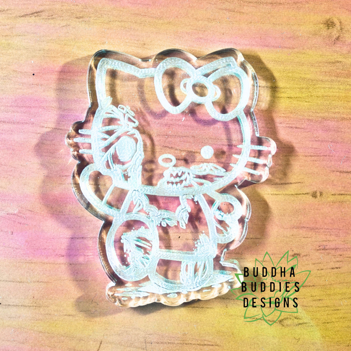 Zombie Bow Cat Silicone Mold-1
