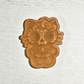 Sugar Skull Bow Cat Silicone Mold